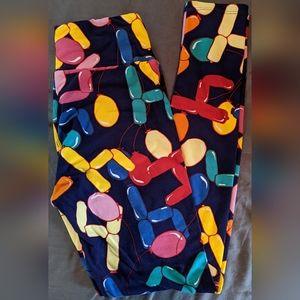 OS NWOT LLR leggings 4 balloons